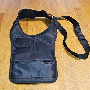 Anti-Theft Holster Style Hidden Pouch Shoulder Bag Underarm Nylon Belt Bag